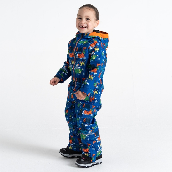 Combinaison de neige Enfant Snowplay Blue Arctic Animals