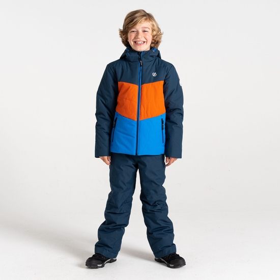 Kids' Jolly Puffer Jacket Athletic Blue Orange