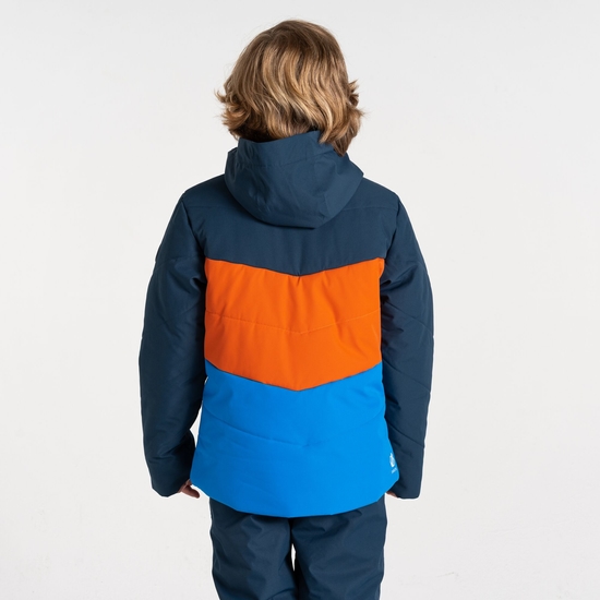 Kids' Jolly Puffer Jacket Athletic Blue Orange