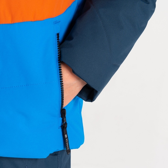 Kids' Jolly Puffer Jacket Athletic Blue Orange