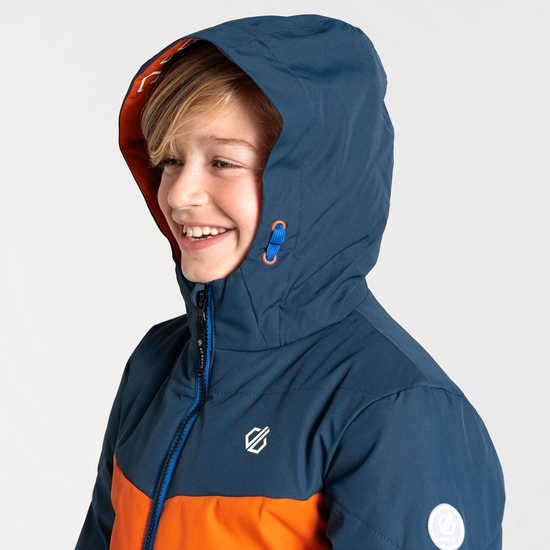 Kids' Jolly Puffer Jacket Athletic Blue Orange