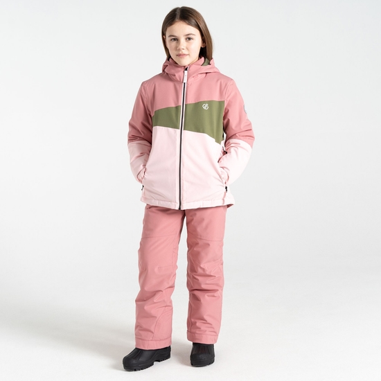 Kids' Steazy II Ski Jacket Dusty Rose Green