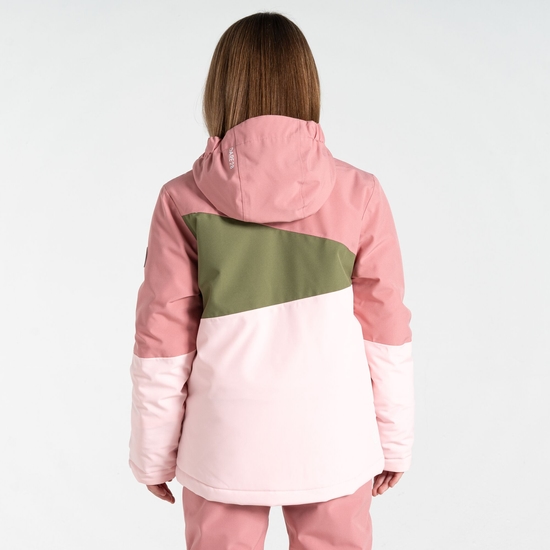 Kids' Steazy II Ski Jacket Dusty Rose Green