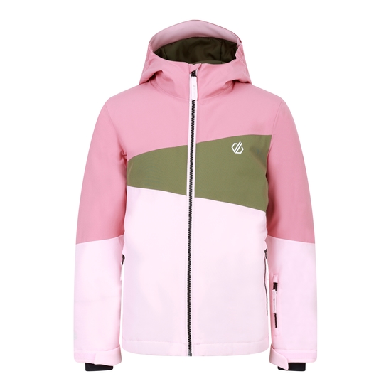 Kids' Steazy II Ski Jacket Dusty Rose Green