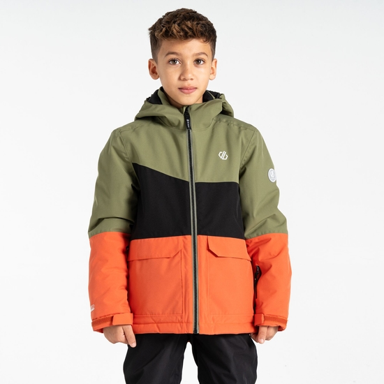 Kids' Steazy II Jacket Olivine Green Black