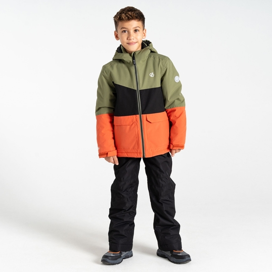 Kids' Steazy II Ski Jacket Olivine Green Black