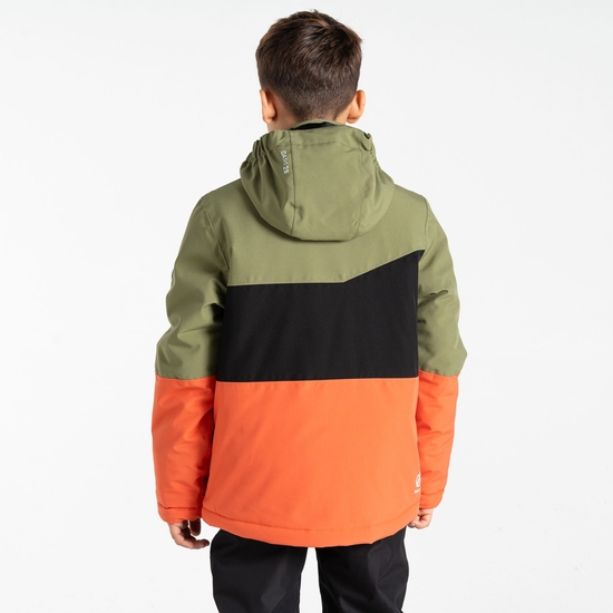 Kids' Steazy II Ski Jacket Olivine Green Black
