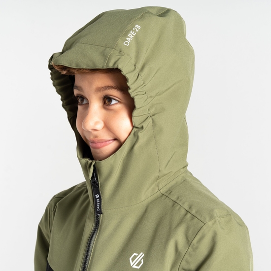 Kids' Steazy II Ski Jacket Olivine Green Black