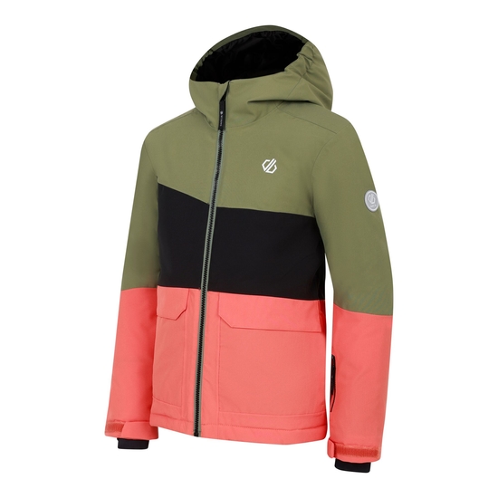 Kids' Steazy II Ski Jacket Olivine Green Black