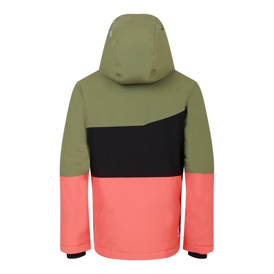 Kids' Steazy II Ski Jacket Olivine Green Black
