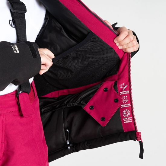 Kids' Traverse II Ski Jacket Berry Pink Rose
