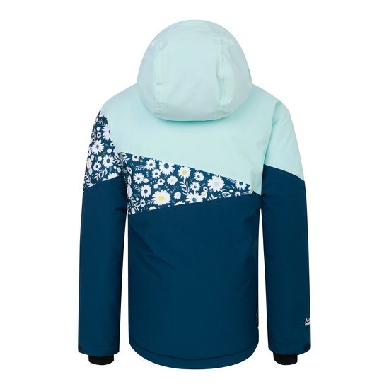 Kids' Humour III Ski Jacket Moonlight Denim Daisy Print