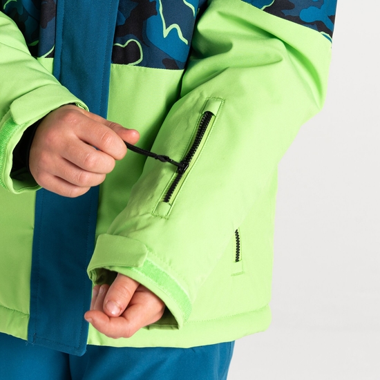 Kids' Humour III Ski Jacket Blue Camo Print
