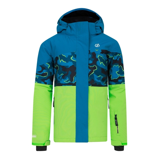 Kids' Humour III Ski Jacket Blue Camo Print
