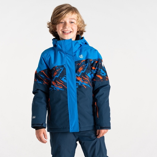 Kids' Humour III Jacket Blue Camo Print