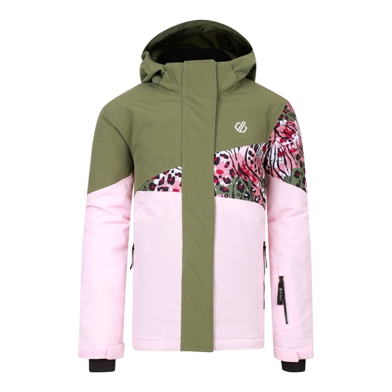 Kids' Humour III Jacket Rose Pink Green