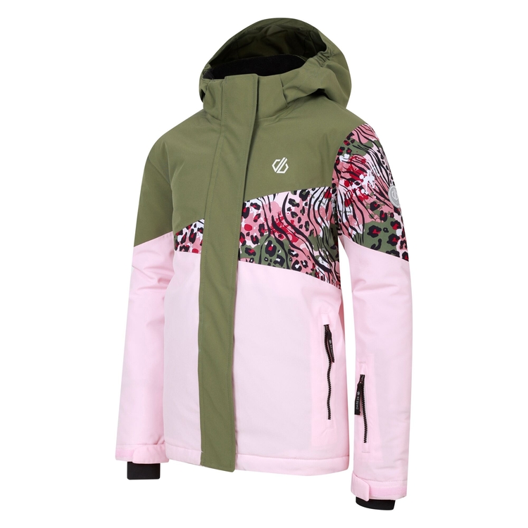 Kids Humour III Ski Jacket Rose Pink Green