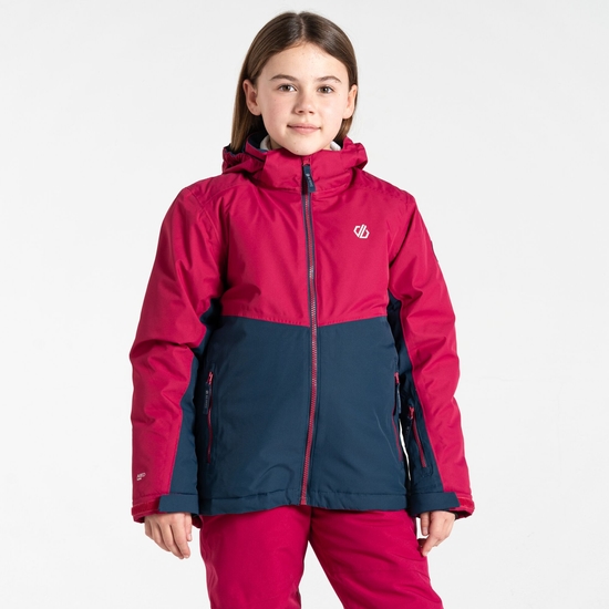 Dare 2b - Kids' Impose IV Ski Jacket - Berry Pink Navy | Regatta