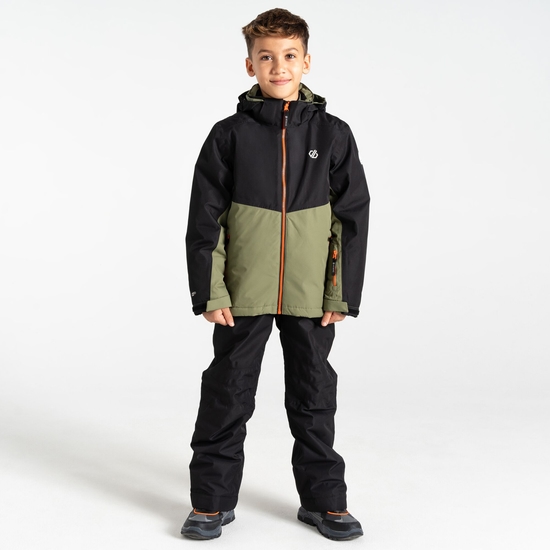 Kids' Impose IV Ski Jacket Olivine Green Black