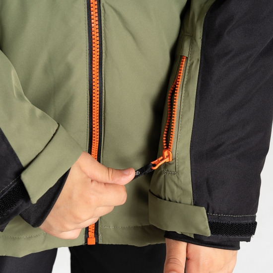 Kids' Impose IV Ski Jacket Olivine Green Black