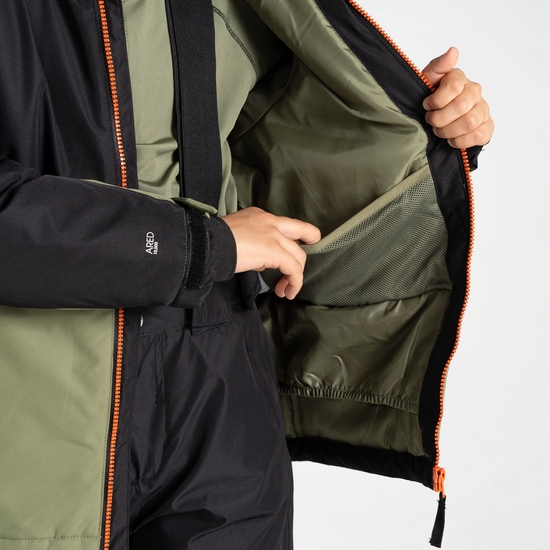 Kids' Impose IV Ski Jacket Olivine Green Black