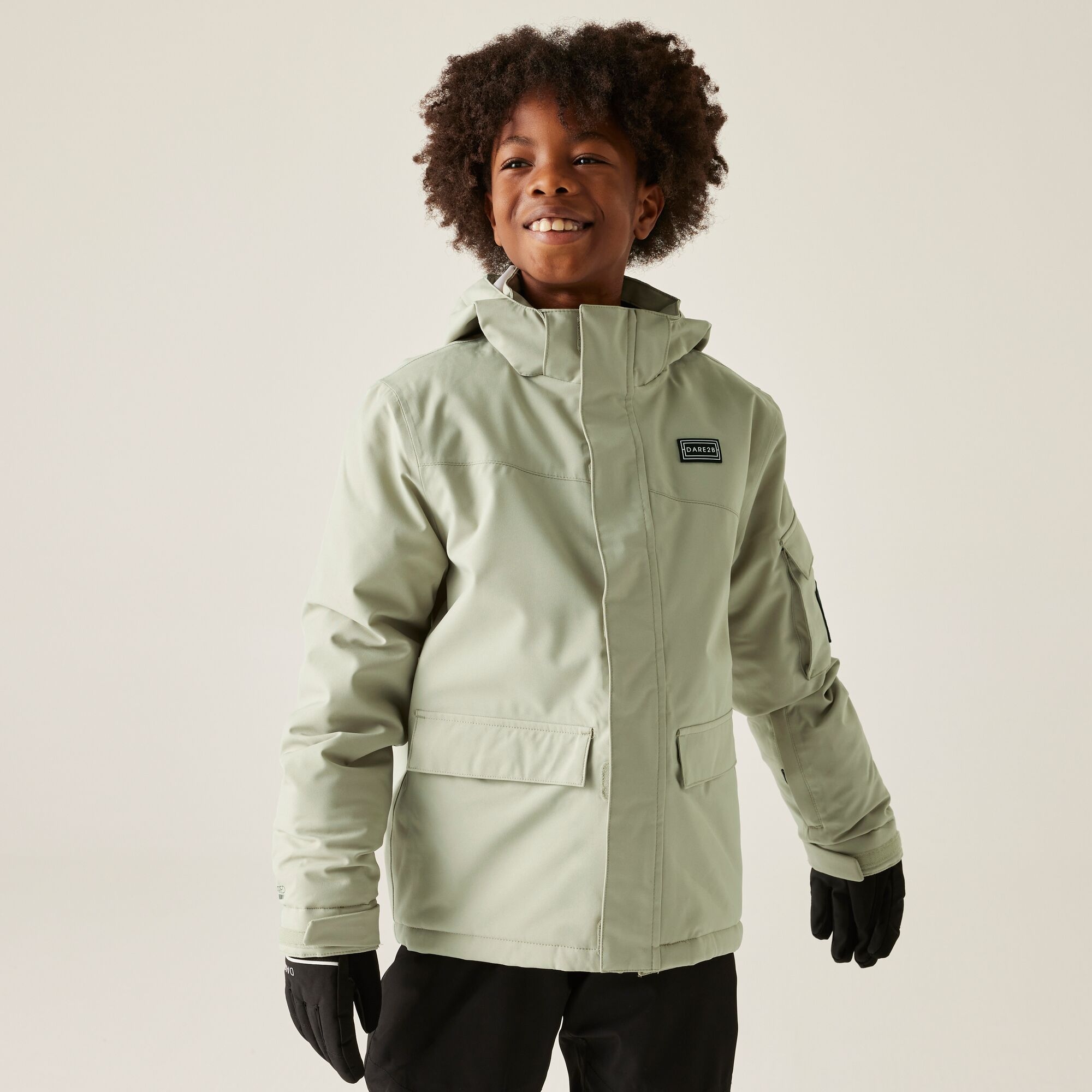 Dare 2B Unisex Kids White Kids’ Shredder Ski Jacket Size: 7-8 Years