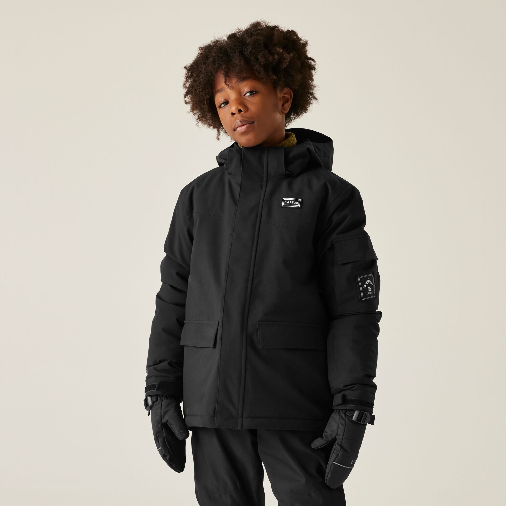 Dare 2B Unisex Kids Black Kids’ Shredder Ski Jacket Size: 5-6 Years