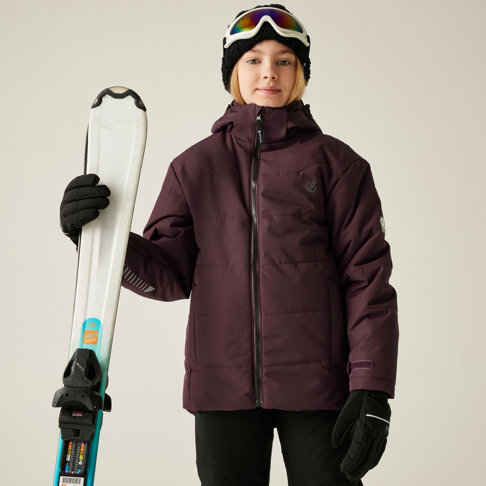 Dare 2B Unisex Kids Purple Kids’ Explorer Ski Jacket Size: 5-6 Years