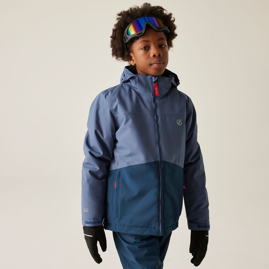 Kids' Send It! Ski Jacket Blue Indigo