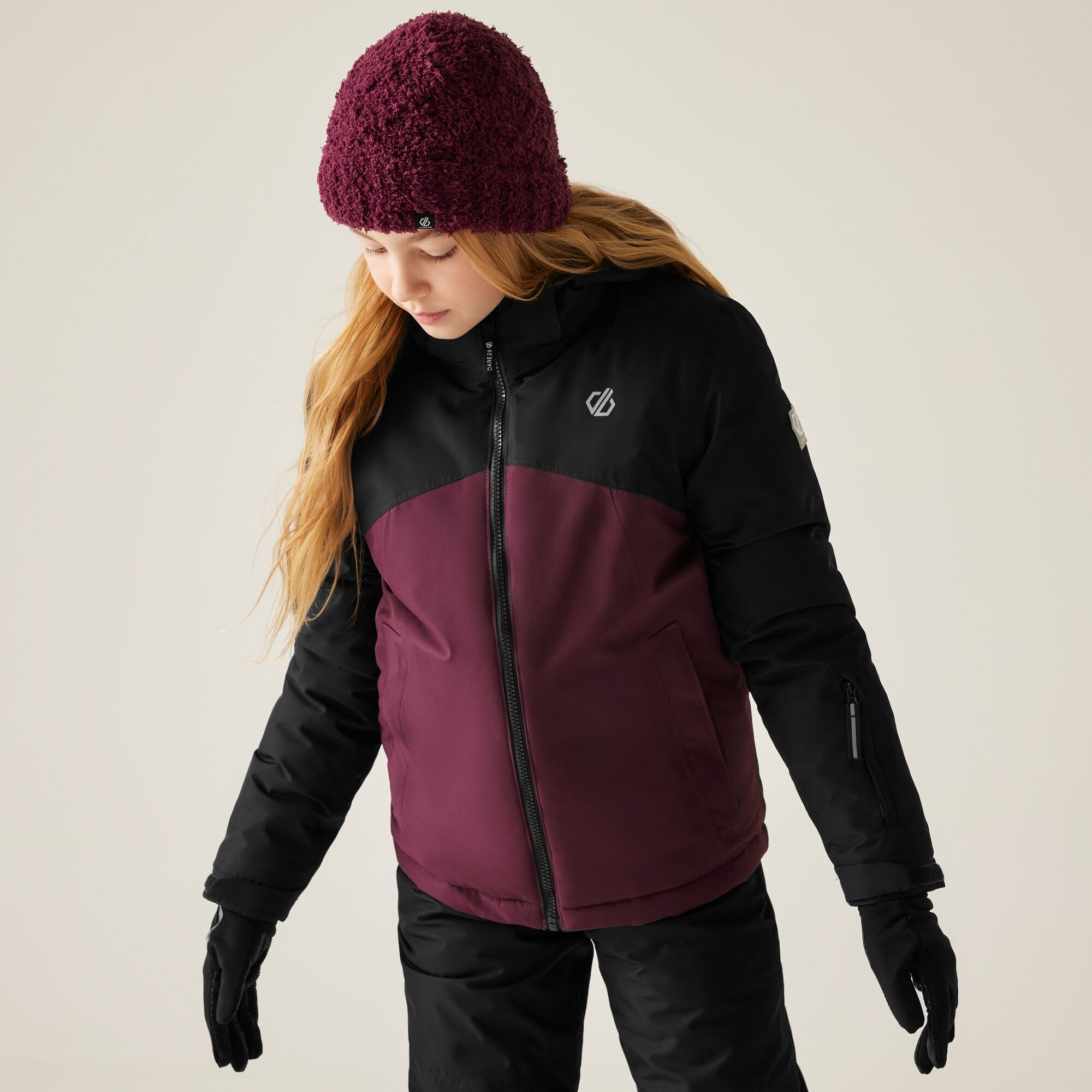 Dare 2B Unisex Kids Purple Kids’ Impose V Ski Jacket Size: 3-4 Years