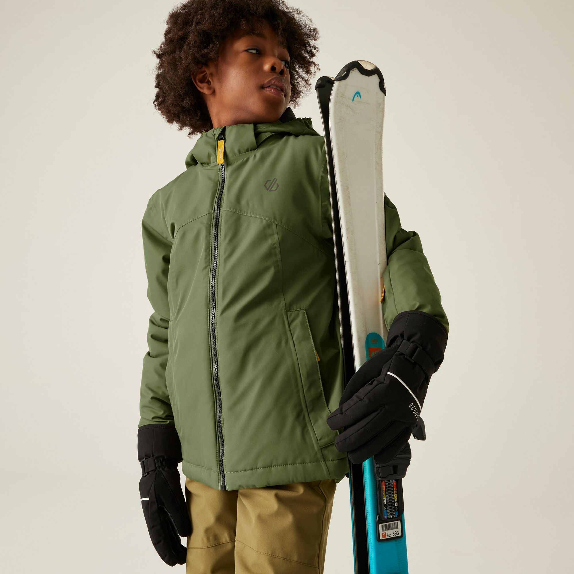 Dare 2B Unisex Kids Green Kids’ Impose V Ski Jacket Size: 7-8 Years