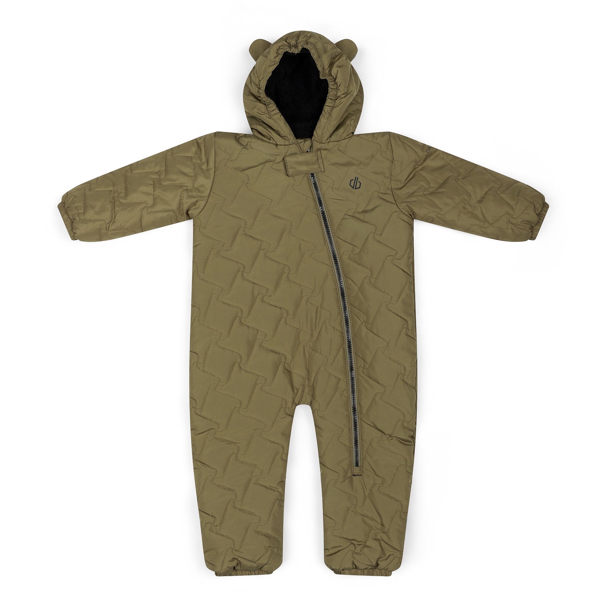 Dare 2B Kids Bambino Showerproof Snowsuit Green 6-12 Month - Image 6