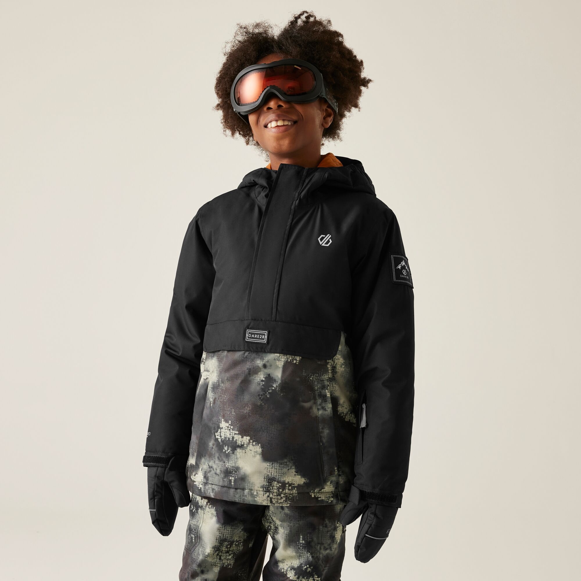 Dare 2B Unisex Kids Black Kids’ Freehand Ii Ski Jacket Size: 3-4 Years