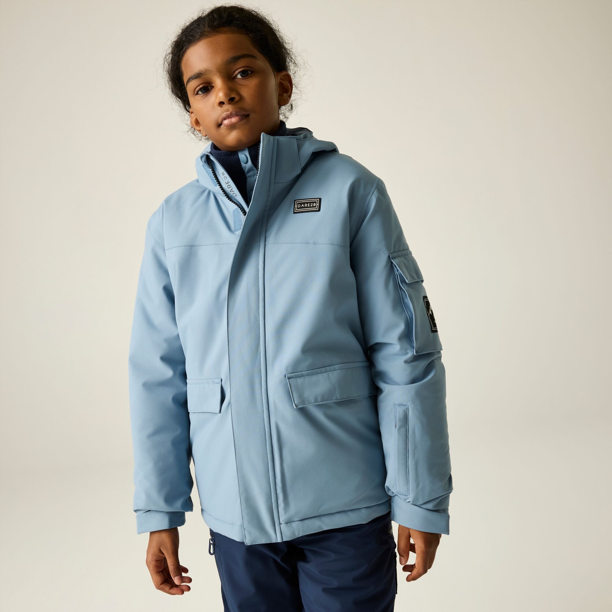 Dare 2B Unisex Kids Bleu Waterproof Jacket For Children Shredder Ii - Image 2