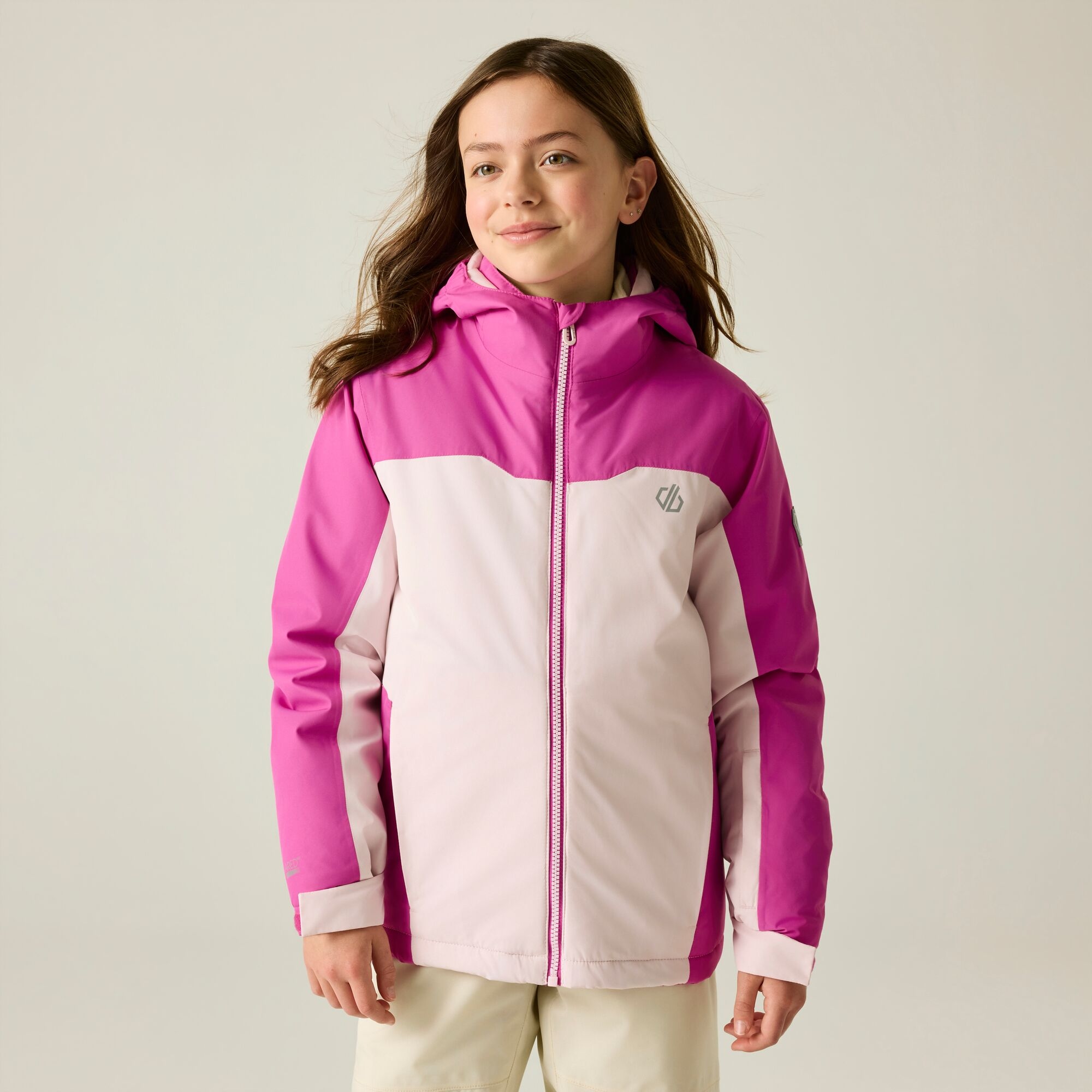 Dare 2B Unisex Kids Pink Kids’ Piste Ski Jacket Size: 11-12 Years - Image 1