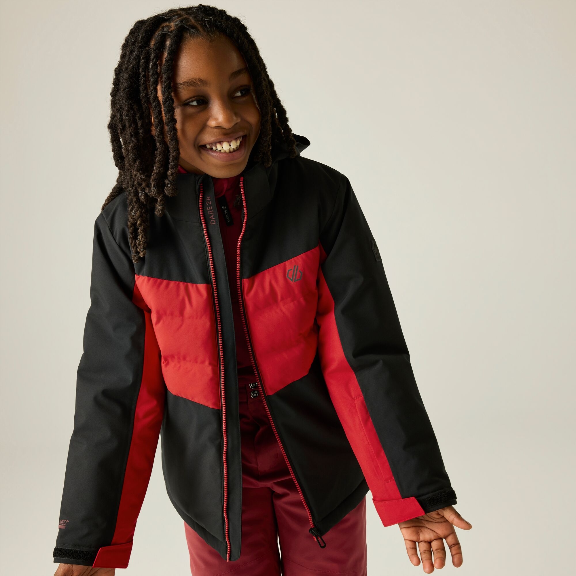 Dare 2B Kids’ Cheery Ski School Jacket - Black Size 3-4 Years - Image 3