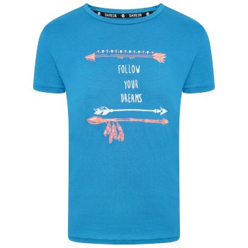Go Beyond Graphic T-Shirt Für Kinder Blau