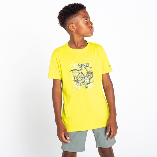 Go Beyond Graphic T-Shirt Für Kinder Gelb