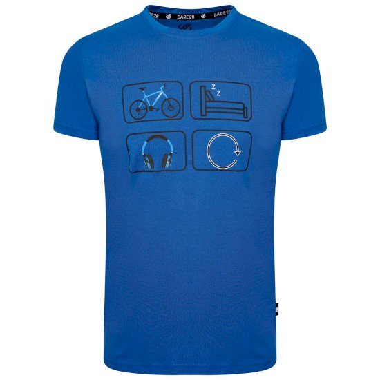 Go Beyond Graphic T-Shirt Für Kinder Blau