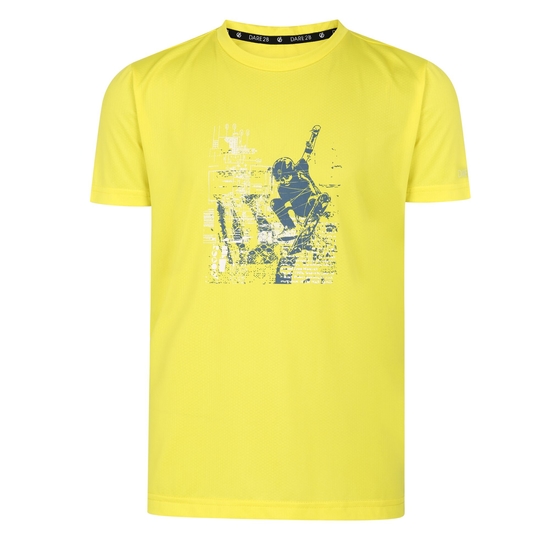 Kids' Rightful Recycled Graphic Tee Neon Spring