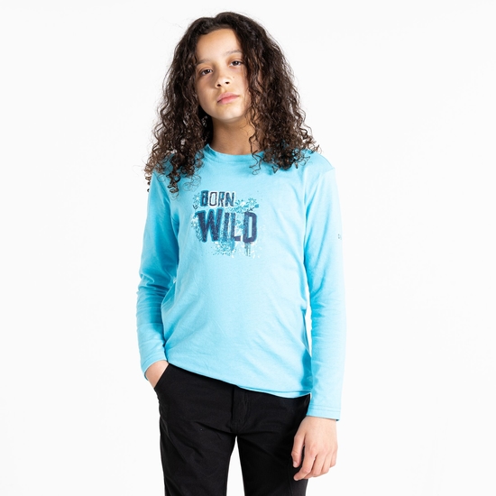 T-shirt à manches longues Enfant BEYOND Bleu