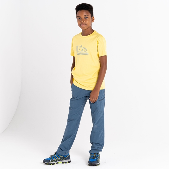 Kinder Trailblazer Grafik-T-Shirt Gelb