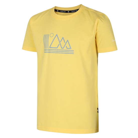 Kinder Trailblazer Grafik-T-Shirt Gelb