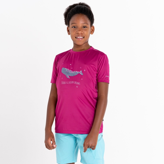 Kinder Amuse Grafik-T-Shirt Rosa