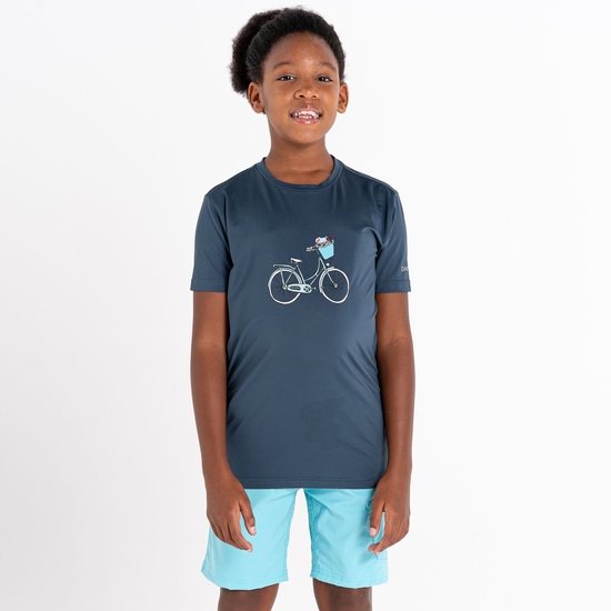 Kids' Amuse Graphic T-Shirt Orion Grey