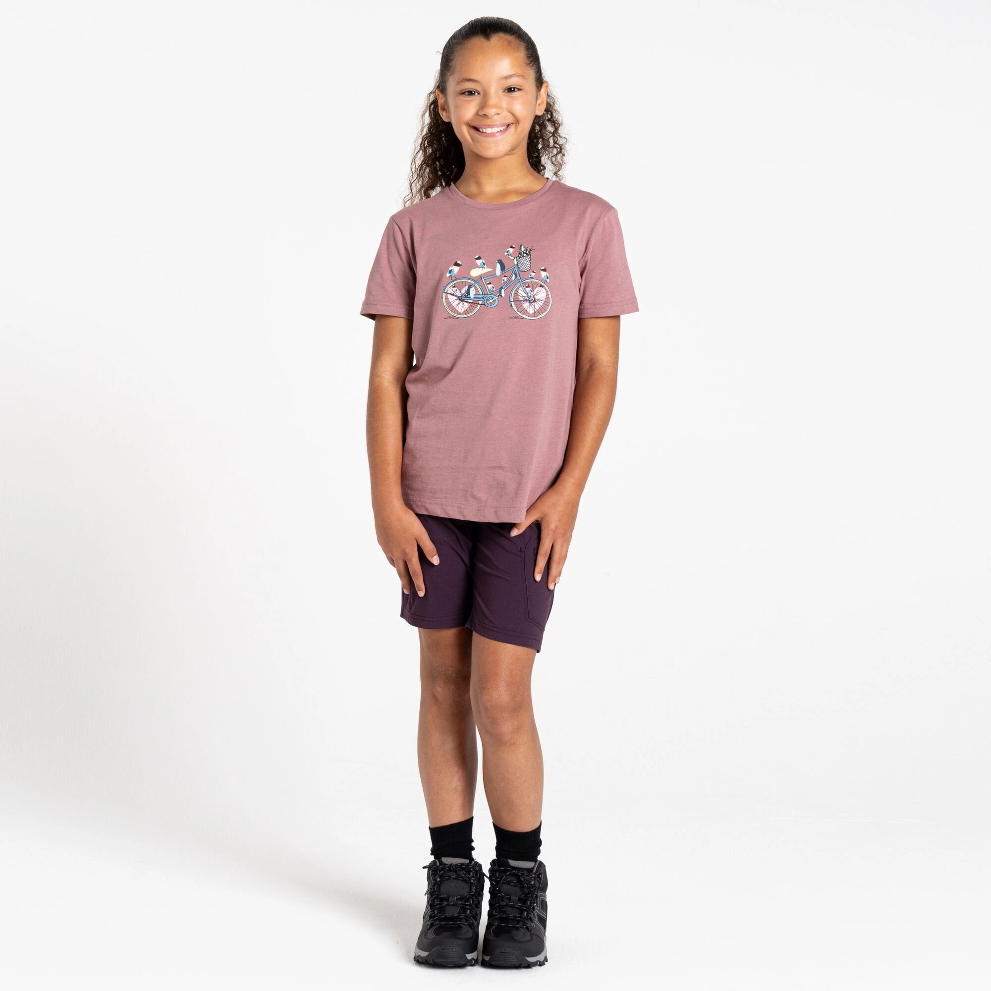 dare 2b Kids' Trailblazer II T-Shirt | Mauve