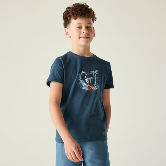 Kids' Trailblazer II T-Shirt Moonlight Denim