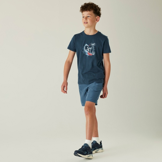 Kids' Trailblazer II T-Shirt Moonlight Denim
