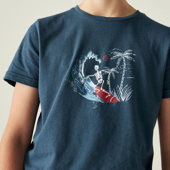 Kids' Trailblazer II T-Shirt Moonlight Denim