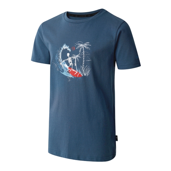 Kids' Trailblazer II T-Shirt Moonlight Denim